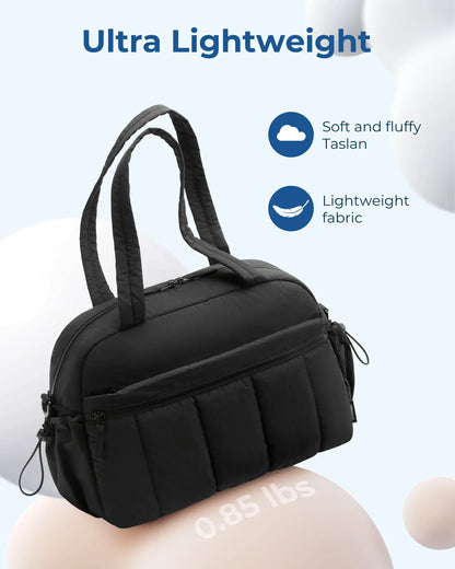 Travel Duffel Bag with Shoulder Strap, Large Capacity Gym & Diaper Bag