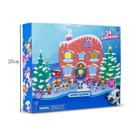 Advent Calendar Little Pets 24 Mystery Figures Holiday