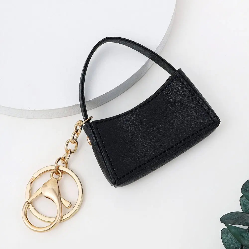 1+1 Free Birkin Inspired Mini Hand Bag - Candy Color Bag Charm Keychain