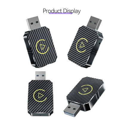 Wireless CarPlay Adapter 2 in 1 Car Multimedia Bridge 5GHz WiFi Type-C USB Plug and Play Fall 2025 Gift