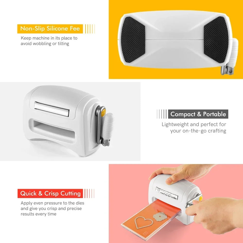 Die Cutting Machine Mini Manual Hand Crank Craft Tool