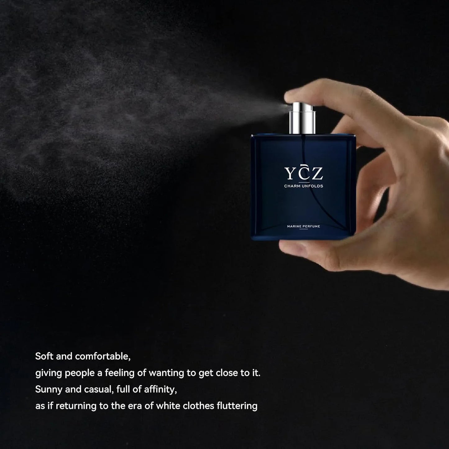 Perfume 50ml Unisex Marine Fragrance Long Lasting Woody Ocean Scent Gift Idea Fall 2026