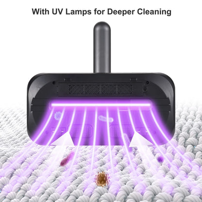 Compact Mattress Vacuum Cleaner 100W Cordless UV Bed Cleaner 8000Pa Strong Suction