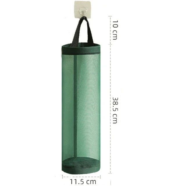 Wall-Mounted Home Organizers for Grocery Bags - Plastic Bag Dispenser & Kitchen Organizer