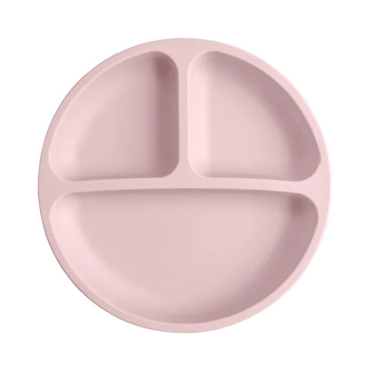 Variant image for Silicone Baby Dining Plate with Suction Base, BPA Free Toddler Tableware, 8-Inch Divided Feeding Dish-2