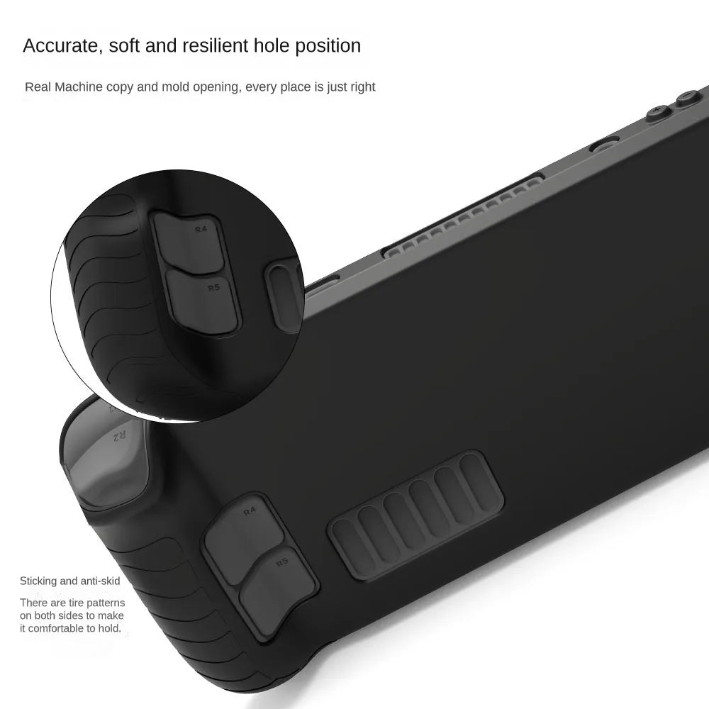 Steam Deck OLED Silicone Case With Button Caps Grip