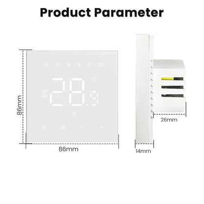 Smart Thermostat WiFi Autumn 2025 Heating And Boilers Voice Assistant Compatible Touchscreen Energy Saving