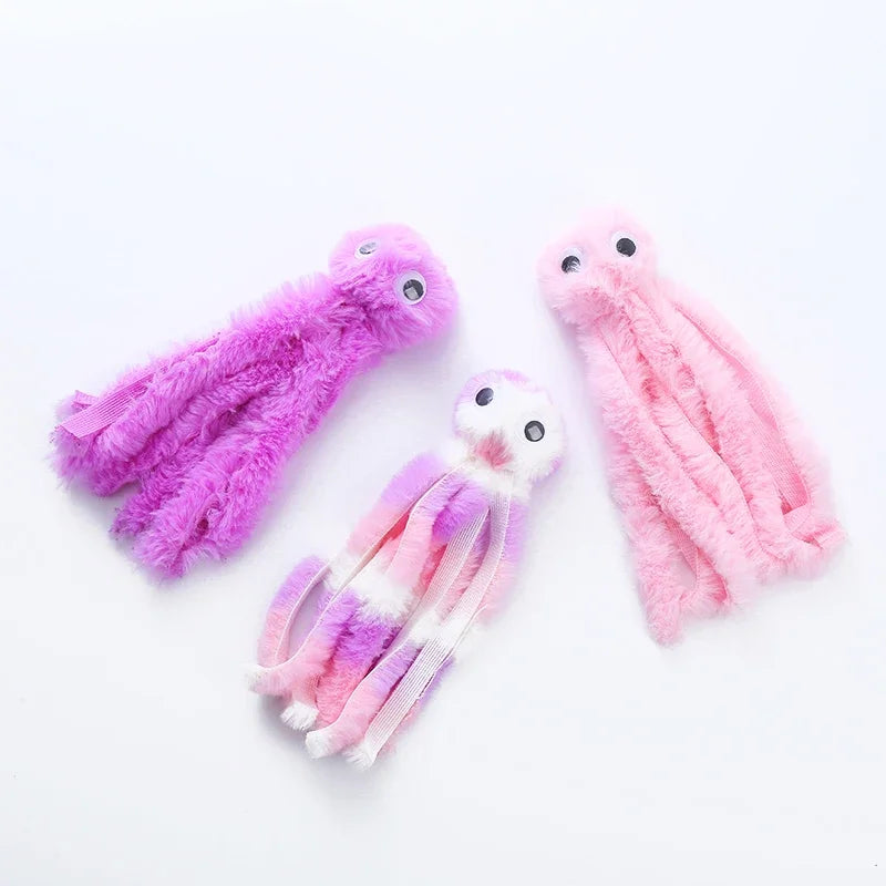 Cute Octopus Plush Cat Toy - Bite Resistant, Interactive Play Pet Supplies