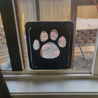 Pet Door Lockable Magnetic Screen Flap Panel Universal Door Gate Window Pet Entry Spring 2025 Easy Install Secure