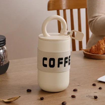 Coffee Travel Mug 304 Stainless Steel 460ml Insulated Tumbler Portable With Handle Fashion Cute Fall 2025