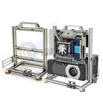 Open Frame PC Case Modular ATX MATX ITX Aluminum Rack
