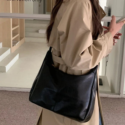 Soft Versatile Womens Hobo Bag - Slouchy, Faux Leather