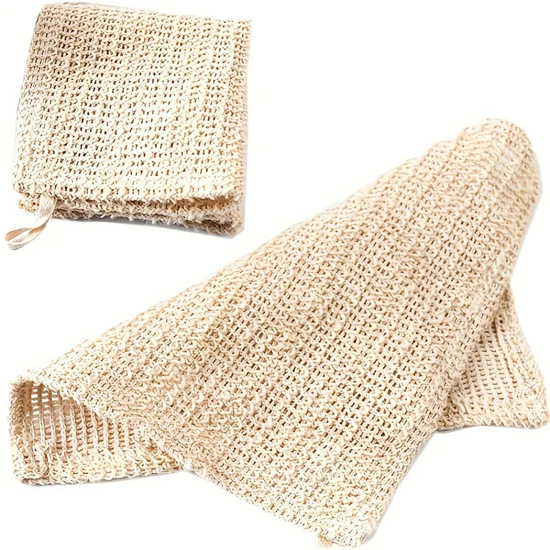 Exfoliating Towel Cotton Linen Bath Scrub Cloth Home Spa 2026 Gift Idea
