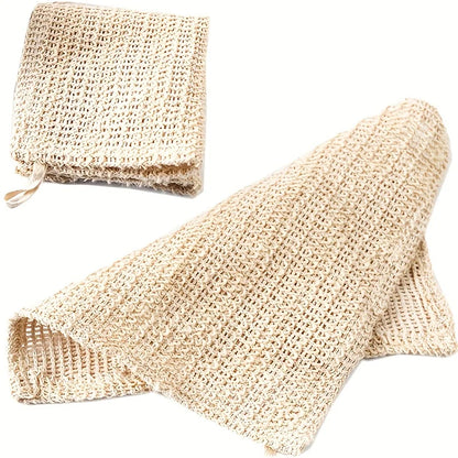 Exfoliating Towel Cotton Linen Bath Scrub Cloth Home Spa 2026 Gift Idea