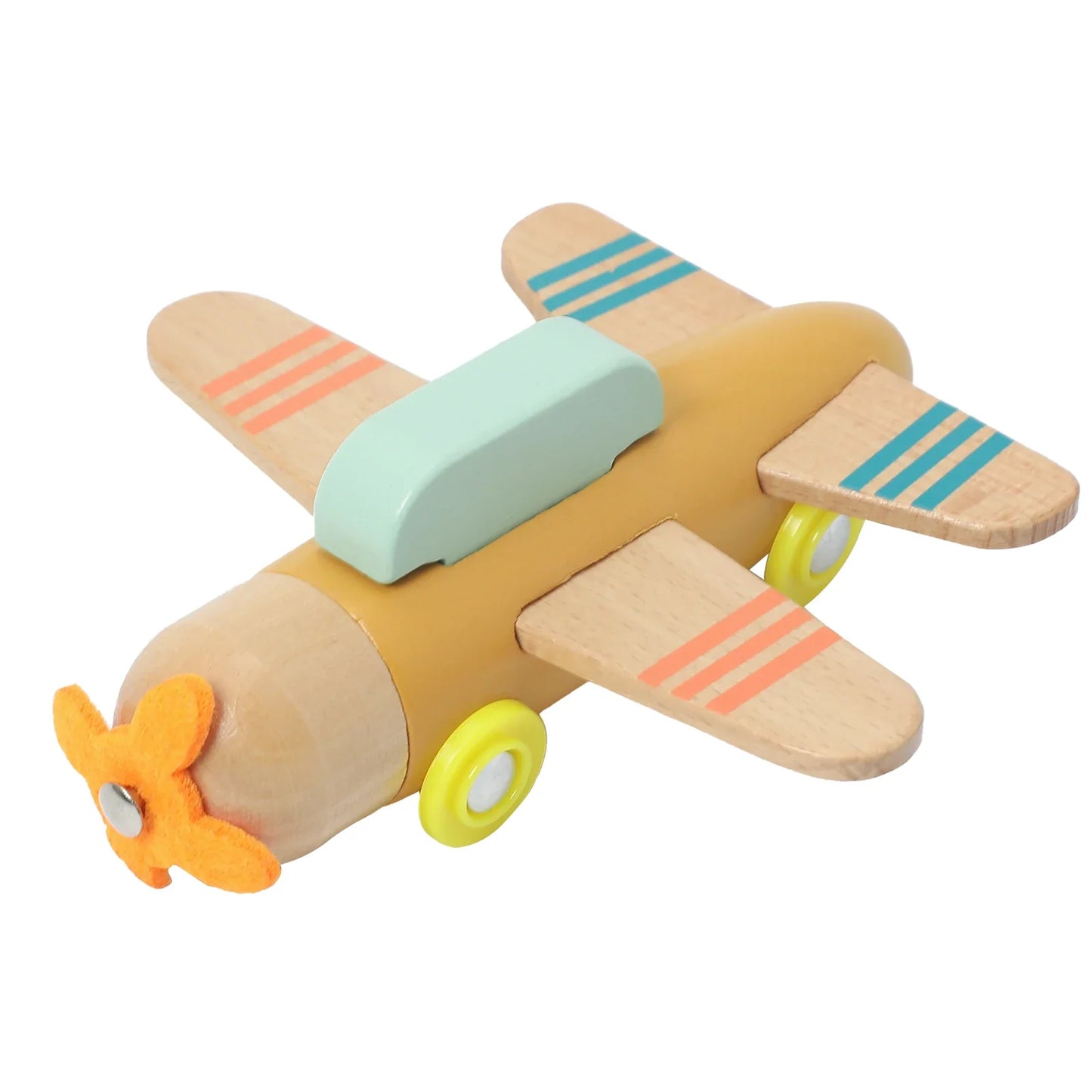 Variant image for Wooden Montessori Plane Educational Toy for 3-4 Year Olds with Colorful Glass Beads for Learning and Creative Play-4
