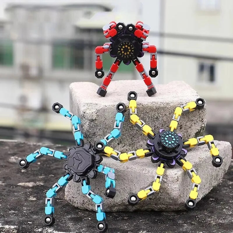 Deformed Fidget Spinner Chain Toy for Stress Relief Gift