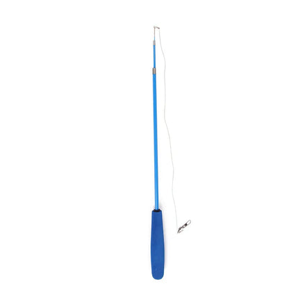 11pcs Replacement Cat Feather Toy Set - Retractable Cat Stick for Play, Durable Feather Toys