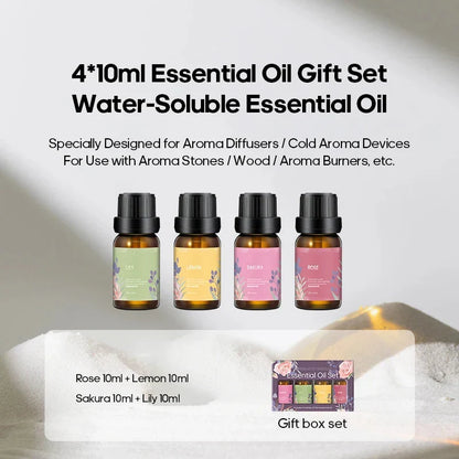 Essential Oil Diffuser Fireplace Flame Humidifier Colorful LED Aroma Mist Remote Timer USB Cozy Fall 2025 Gift