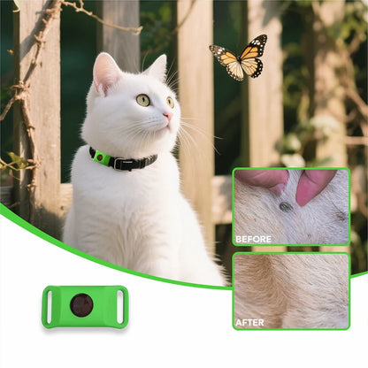 Natural Extract Pet Flea & Tick Repellent Collar Tag Dogs Cats All Seasons Safe Wearable