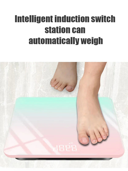 Smart Gradient Glass Body Scale With LCD Digital Display