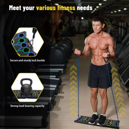Push Up Board Foldable 28 Modes Home Workout Trainer