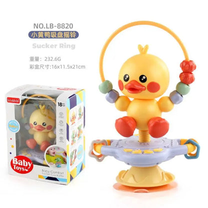 Baby Soothing Rattle Suction Cup Newborn Sensory Toys
