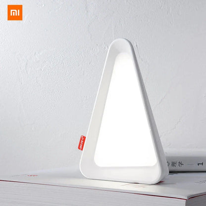 Night Light USB Rechargeable Gravity Sensor Triangle Table Lamp Fall 2025, Adjustable Brightness Cozy Night Feeding