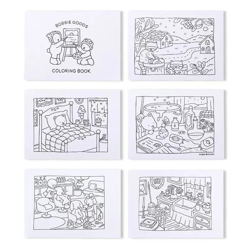 Coloring Book For Adults And Teens Educational Doodle Journal Back To School 2025 Gift Idea