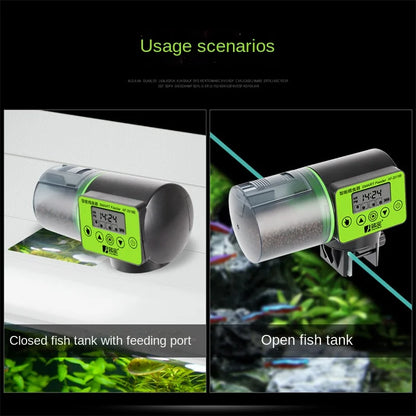 Automatic Fish Feeder 200g Reservoir Plastic Aquarium Feeder Fall 2025 Timed Hands Free Feeding