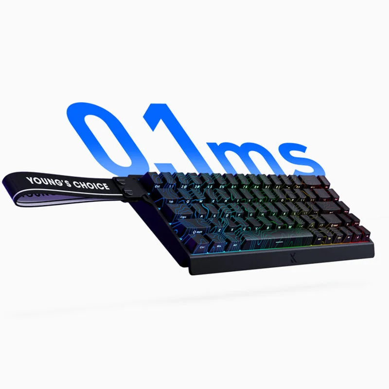Hall Effect 68 Key Magnetic Gaming Keyboard Topographic RGB
