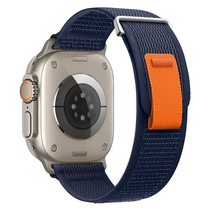 Nylon Trail Loop Apple Watch Band - Breathable Sport Strap for Ultra 3 2, Series 11 10 9 8 7 41-49mm