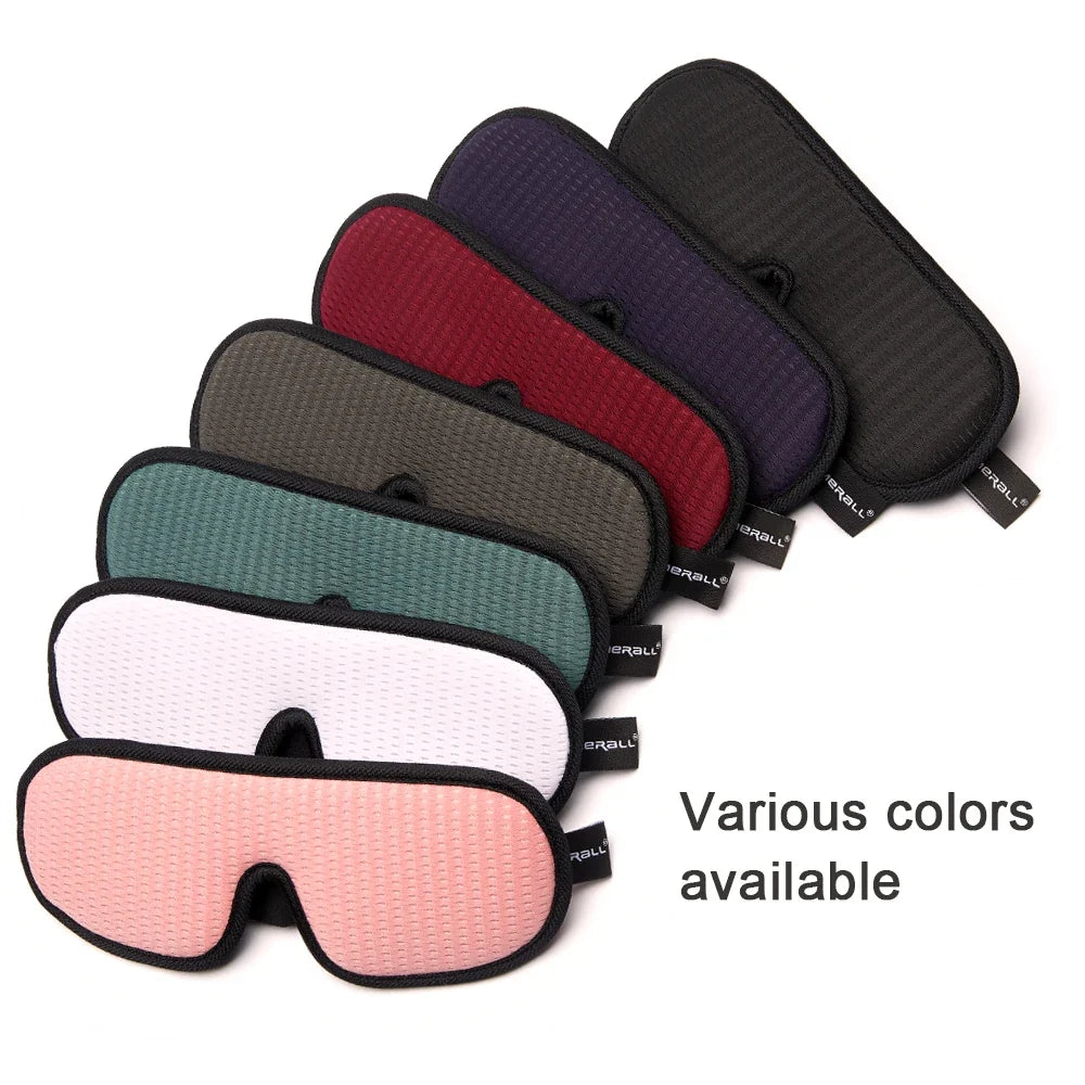 3D Sleep Eye Mask – Light Blocking, Soft and Breathable Eyeshade for Travel and Night Rest
