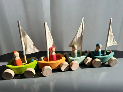 Wooden Building Blocks Pastel Nordic Stacking Play Set Fall 2025 Eco Friendly Imaginative Play Gift