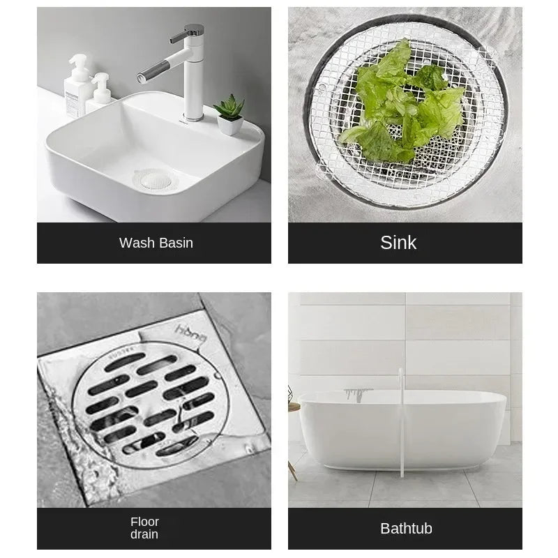 Floor Drain Filter Hair Catcher Screen Disposable Prevent Hair Clogs Drain Stopper Cover Bathroom Accessory Fall 2026