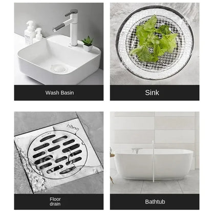 Floor Drain Filter Hair Catcher Screen Disposable Prevent Hair Clogs Drain Stopper Cover Bathroom Accessory Fall 2026