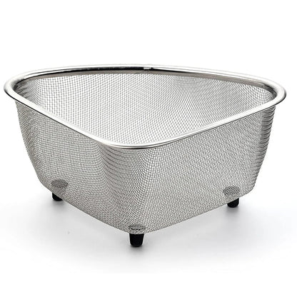Stainless Steel Sink Strainer Basket Triangle Drainer In Sink Mesh Colander Fall 2026 Eco Friendly Kitchen Accessory