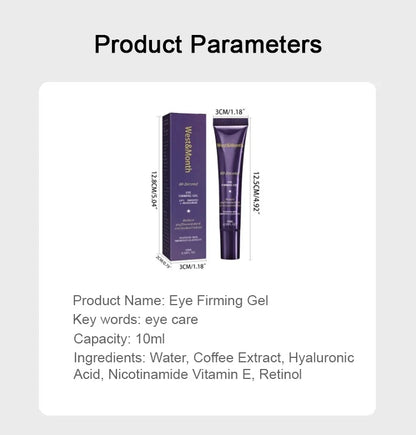 Retinol Eye Bag Removal Cream – Anti-Wrinkle Firming Dark Circle Puffiness Eye Gel Skin Care 2026