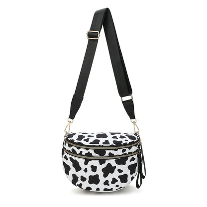 Casual women's checkered fanny pack – large capacity bum bag, adjustable crossbody mommy travel bag