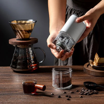 Coffee Grinder USB C Rechargeable Portable Electric Grinder Ceramic Core, Fall 2025 Fresh Home Espresso