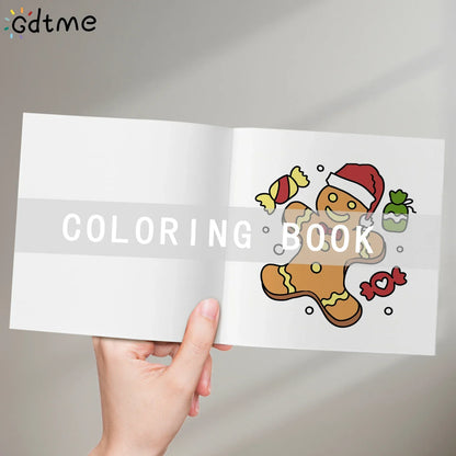 Coloring Book For Adults Cozy Christmas Theme Easy Relaxing Holiday Coloring Pages Gift Idea 2025