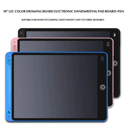 10 Inch LCD Writing Board Digital Magic Chalkboard Sketchpad - Portable Kids Gift