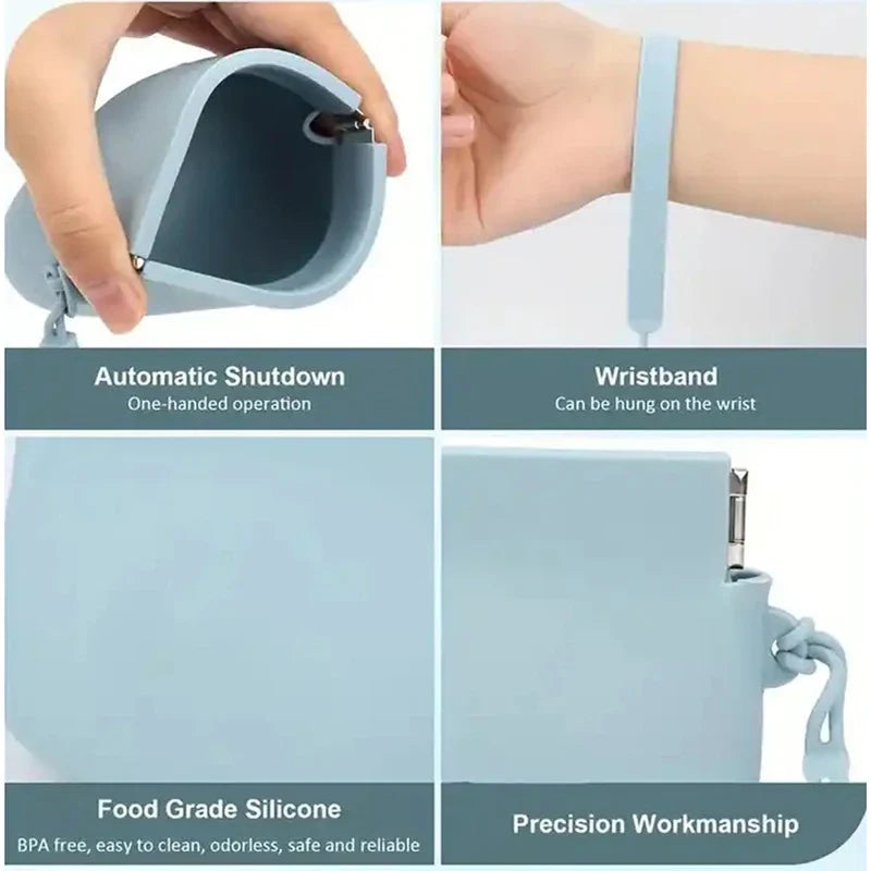 Silicone Dog Treat Pouch Travel Snack Bag For Pets Auto Closure Leakproof Odorless Easy-Clean Fall 2026