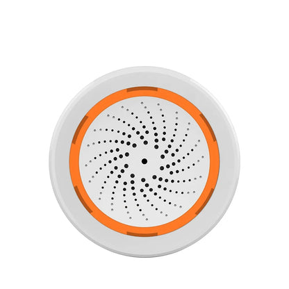 Tuya Zigbee Smart Siren Alarm with Strobe Alerts USB Power Supply for Home Security