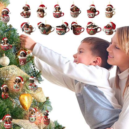 24 Day Advent Calendar With Figure Ornaments