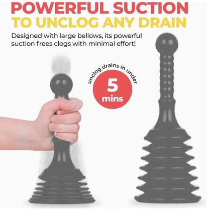 Drain Plunger Dredger Eco-Friendly Powerful Suction For Toilet And Sink Fall 2026 Home Repair
