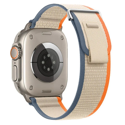 Nylon Trail Loop Apple Watch Band - Breathable Sport Strap for Ultra 3 2, Series 11 10 9 8 7 41-49mm