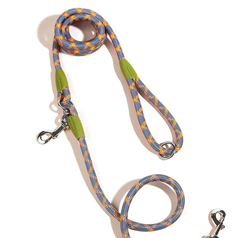 Hands Free Dog Leash Reflective Adjustable Nylon Walking Jogging Leash Fall 2025 Secure Hands Free Control