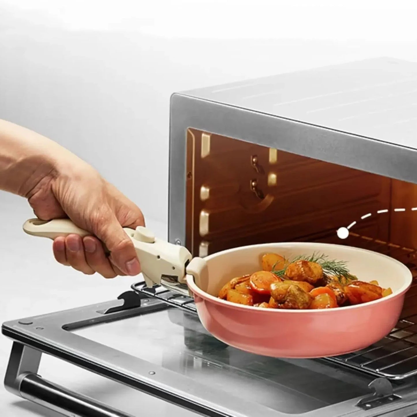 Removable Pot Handle - Detachable Cookware Universal Accessories for All Kitchen Utensils