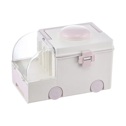 First Aid Kit Large Capacity Portable Medicine Storage Box Emergency Preparedness Fall 2025 Secure Latch