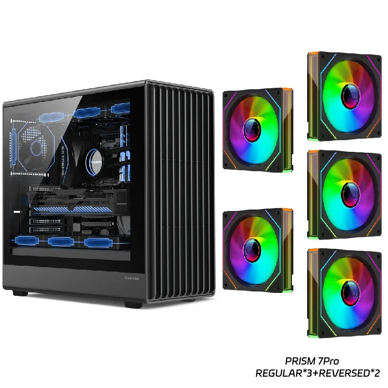 PC Case Glass Side ATX M ATX ITX Support 360mm Radiator